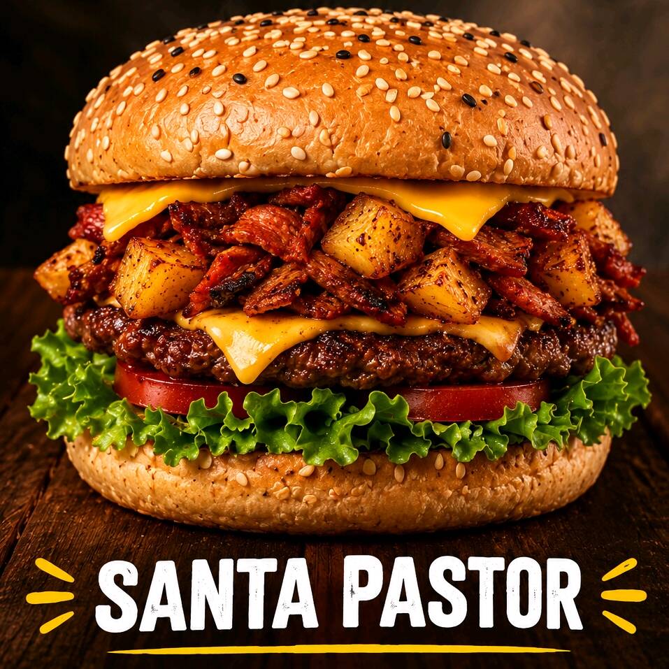 Hamburguesa Santa Pastor