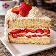 Pastel 3 Leches de Vainilla con Fresas