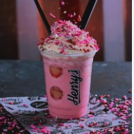Malteada Fresa