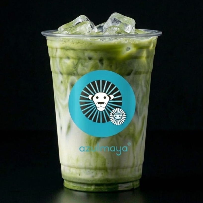 Matcha Latte Frio 16 Oz
