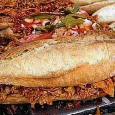 Lonche de (Carnitas a la mexicana)