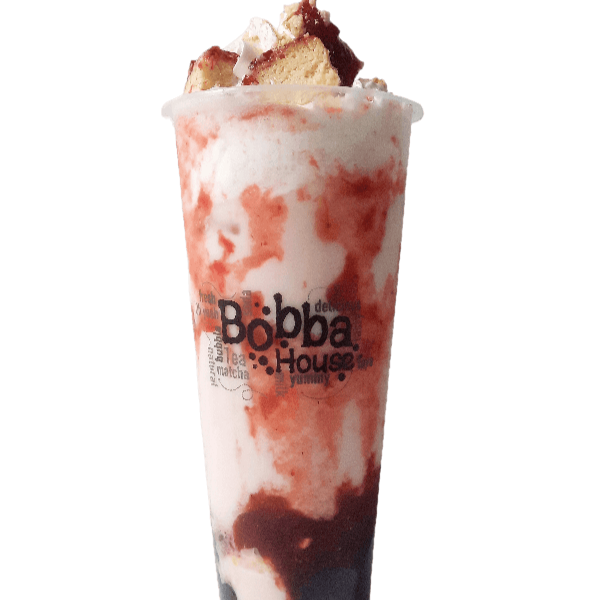 Milk tea Cheesecake de fresa