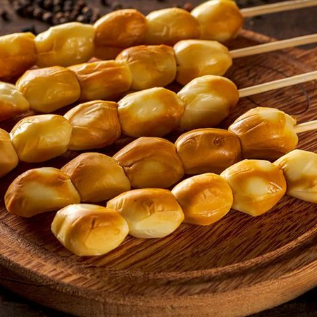 Espetinho de Provolone Defumado!!( Serve 1 Pessoa)