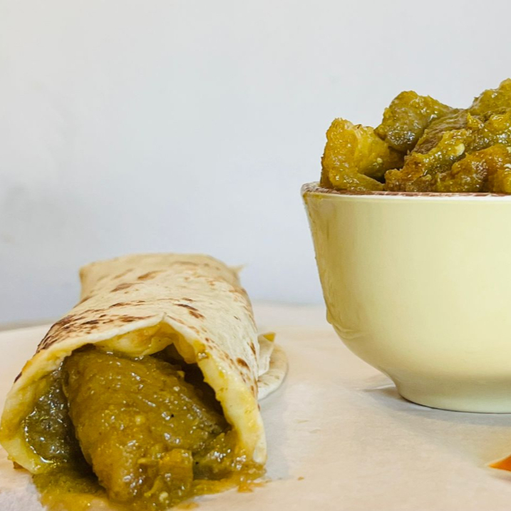Burrito de Chicharron de Peya