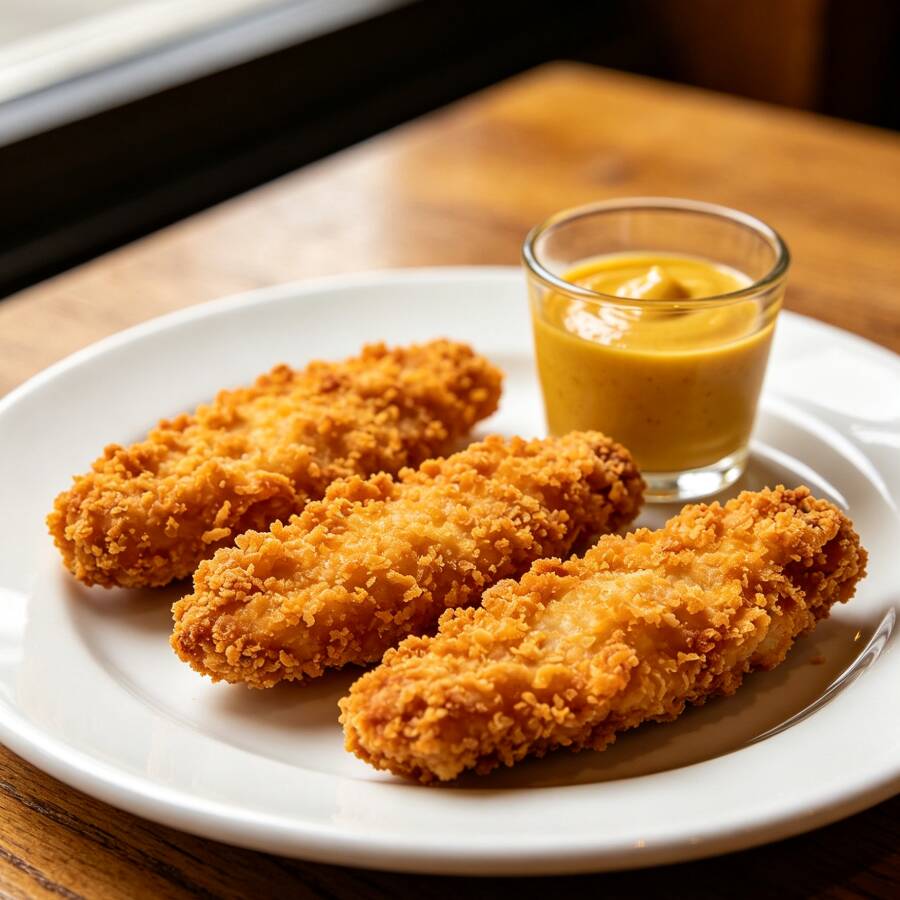Orden de Chicken Tenders Crujientes