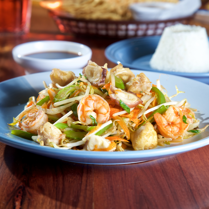 Chop Suey de Mariscos