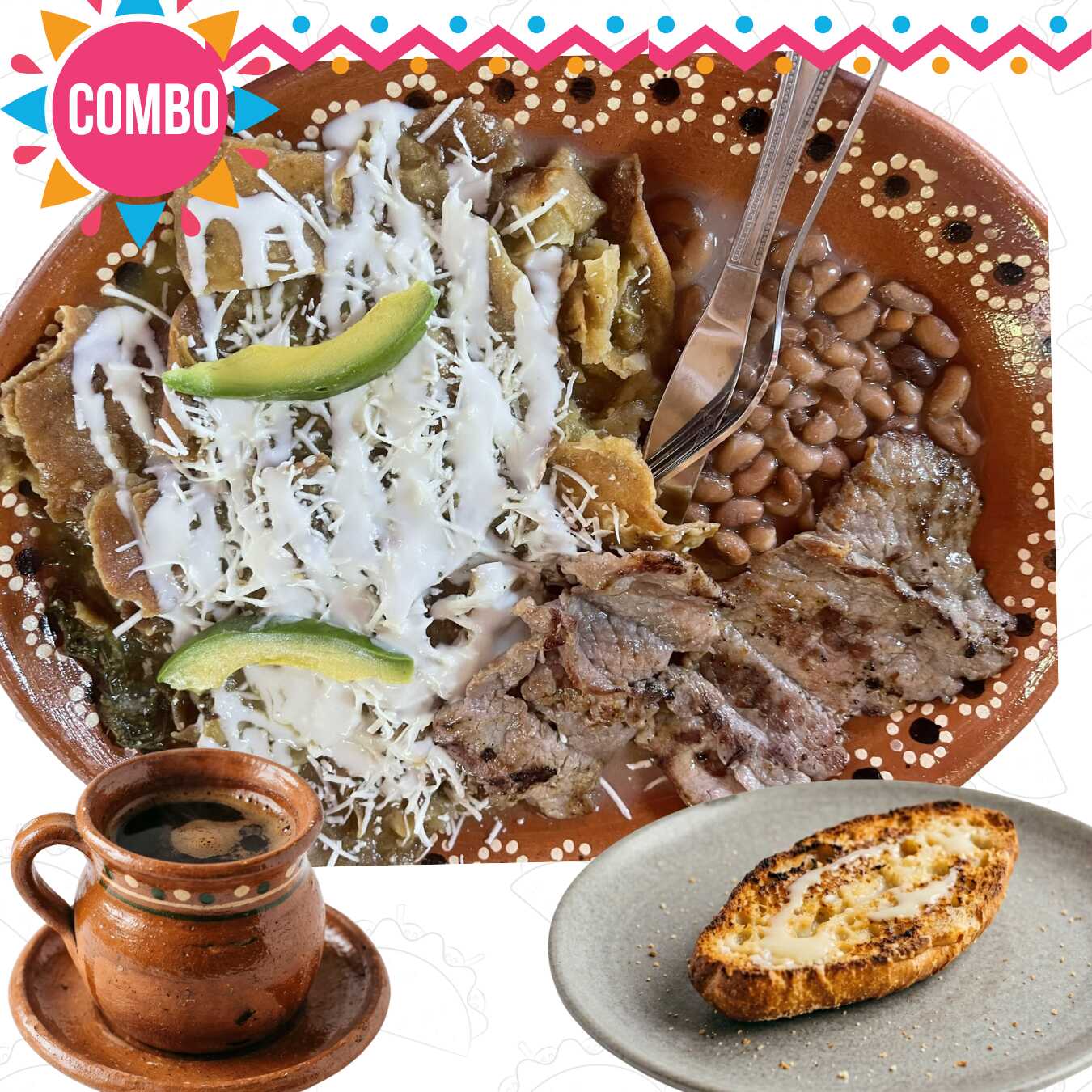 Combo Chilaquiles Verdes