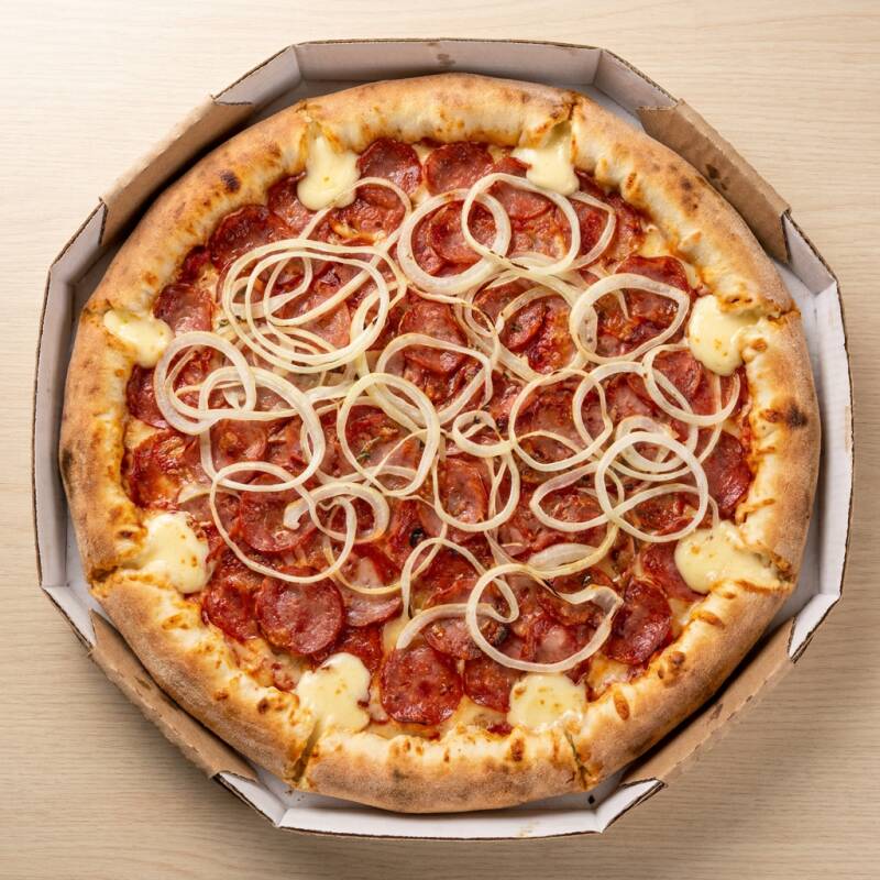 Promoção valida para sabores: Calabresa, Mussarela , Presunto, Marguerita.