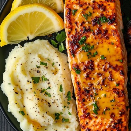 Filete De Salmón A La Plancha