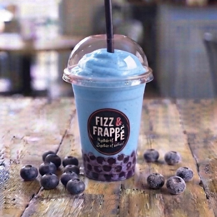 Smoothie Blue berry con boba explosiva
