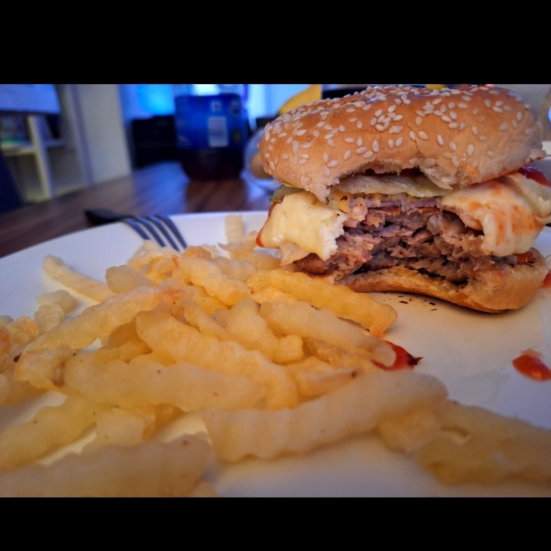 Hamburguesa con Papas