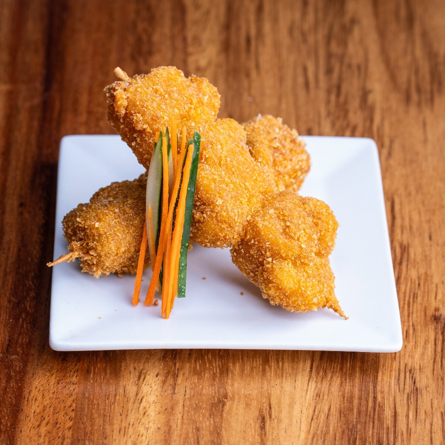 Brochetas Ebi Chesse