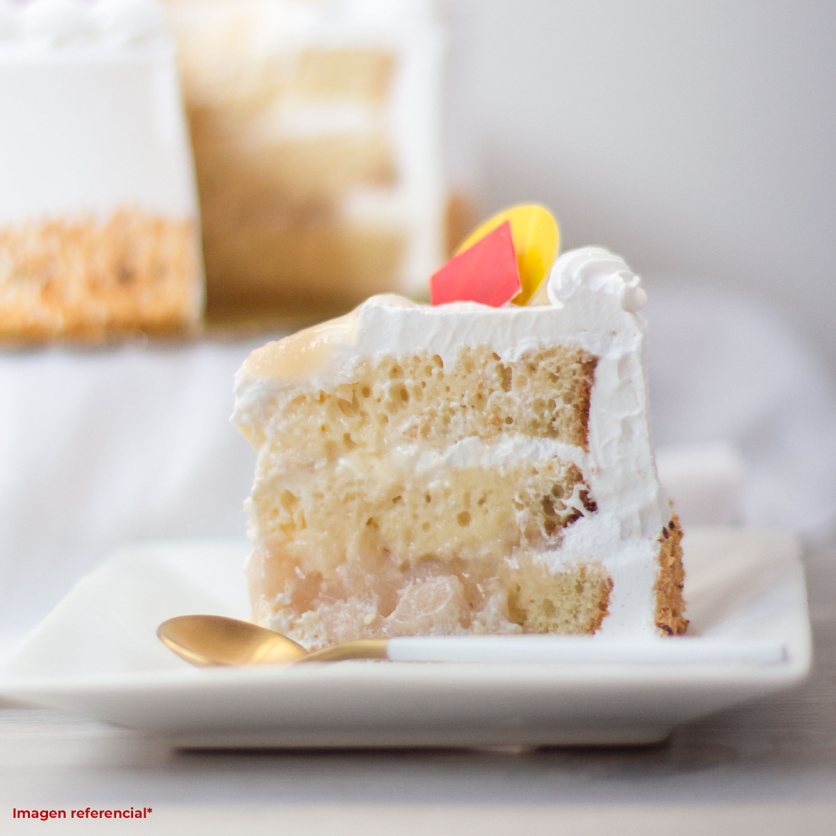 Pastel Tres Leches Guanábana Porción