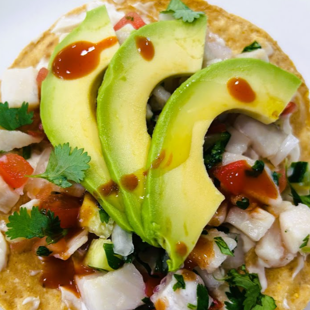 Tostada de Ceviche con Pescado