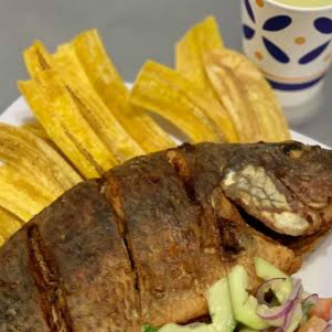 Pescado Frito+leche+gaseosa300ml