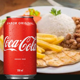 File de Frango C/ Fritas + Coca-Cola 350ml