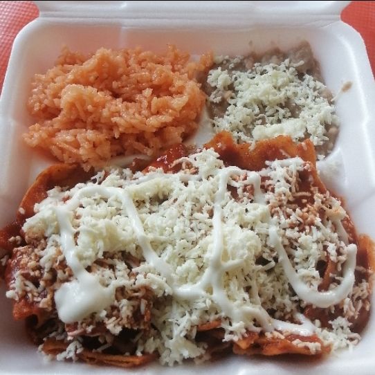 Chilaquiles rojos dulces