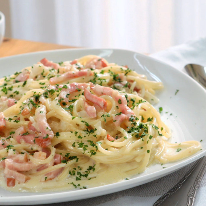 Espageti carbonara