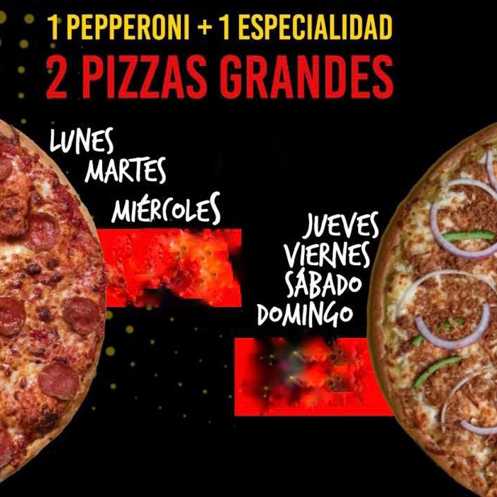 2 Pizzas Grandes