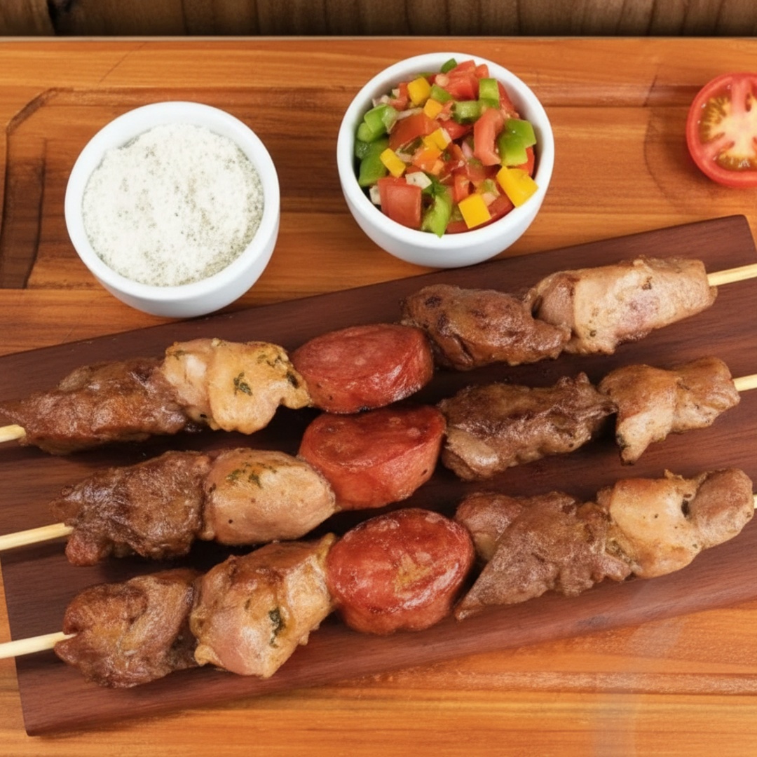 Combinação perfeita de carne e frango, ideal para quem quer variedade.