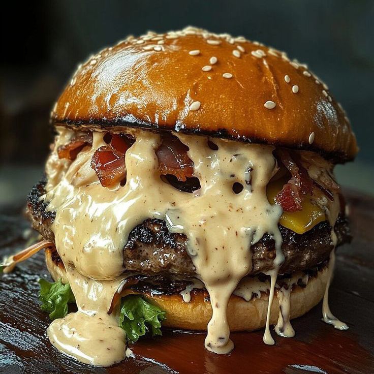 HAMBURGUESA LA BESTIA + PAPAS