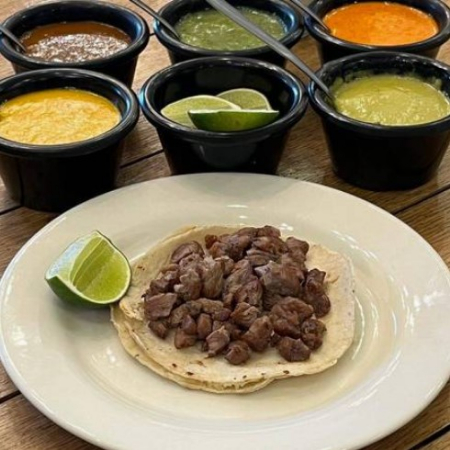 Taco de Arrachera 1 Pieza