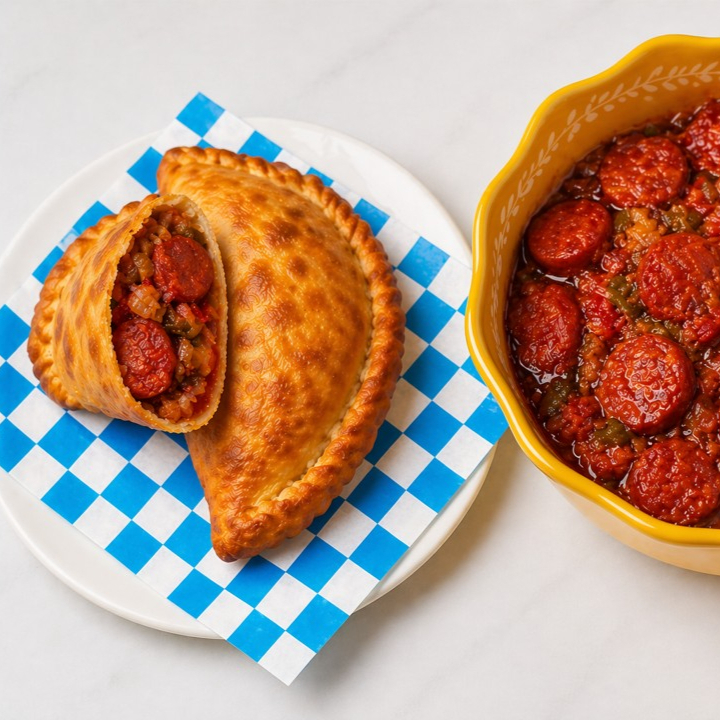Empanada de Chistorra con Queso