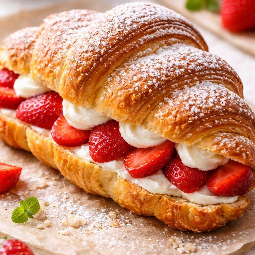 Croissant Fresa Crema