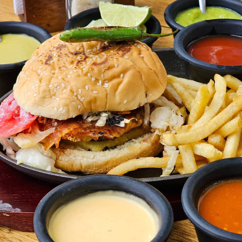 Hamburguesa Hawaiana