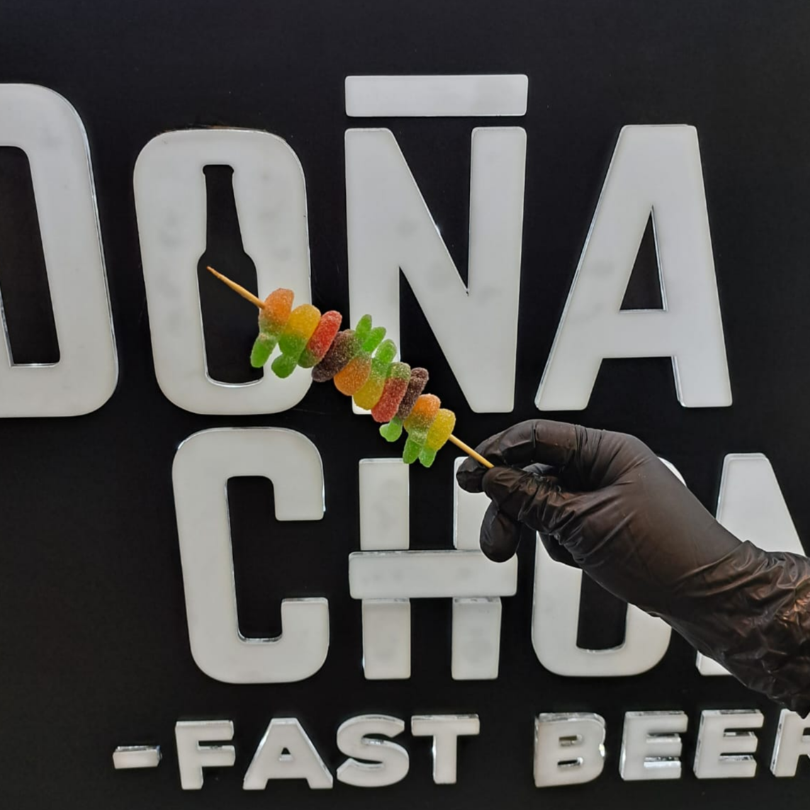 Banderilla de gomitas dulces