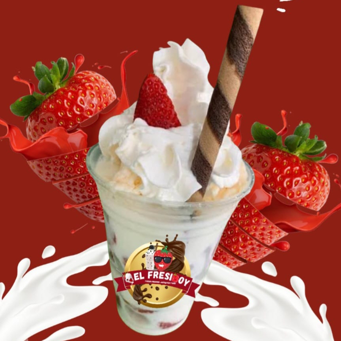 FRESAS CON CREMA (CONGELADAS 16oz)