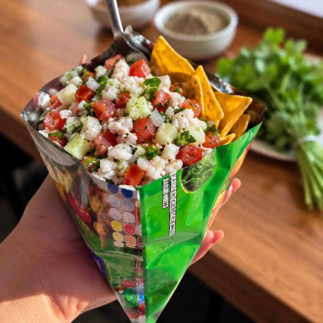 TOSTICEVICHE DE PESCADO