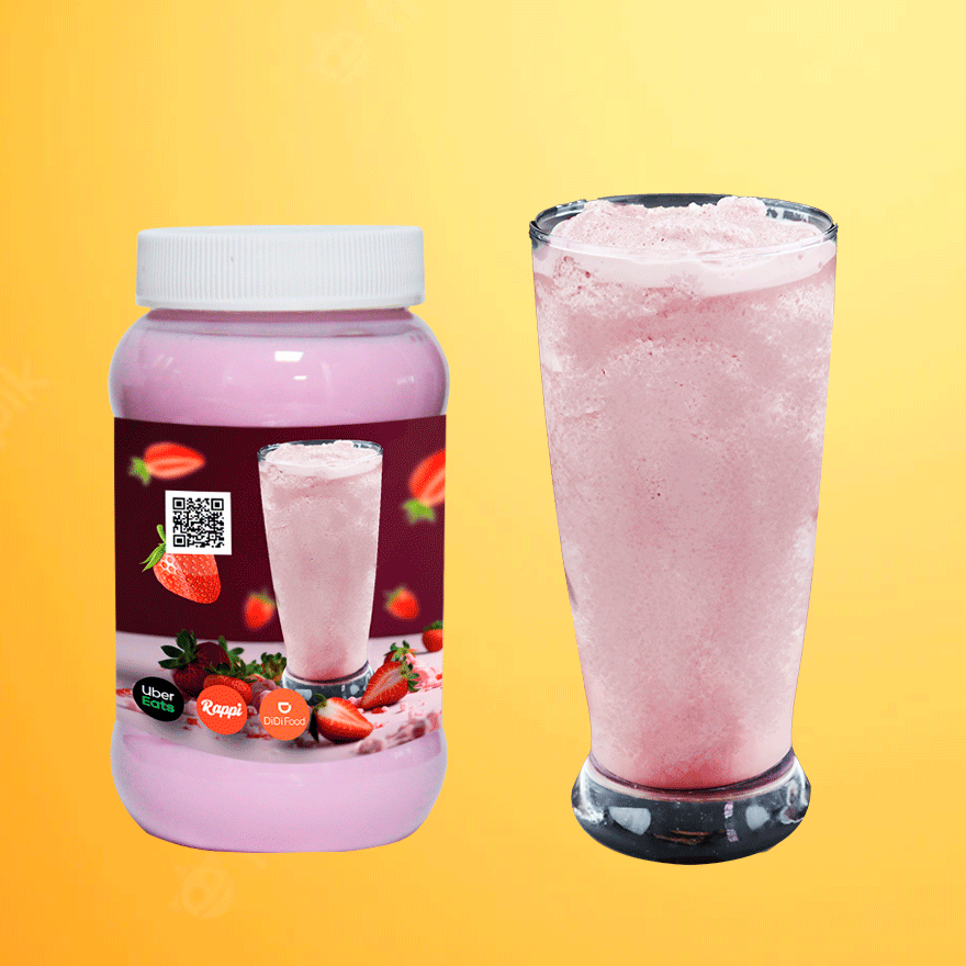 Frappe De Fresa de Leche 500 ml