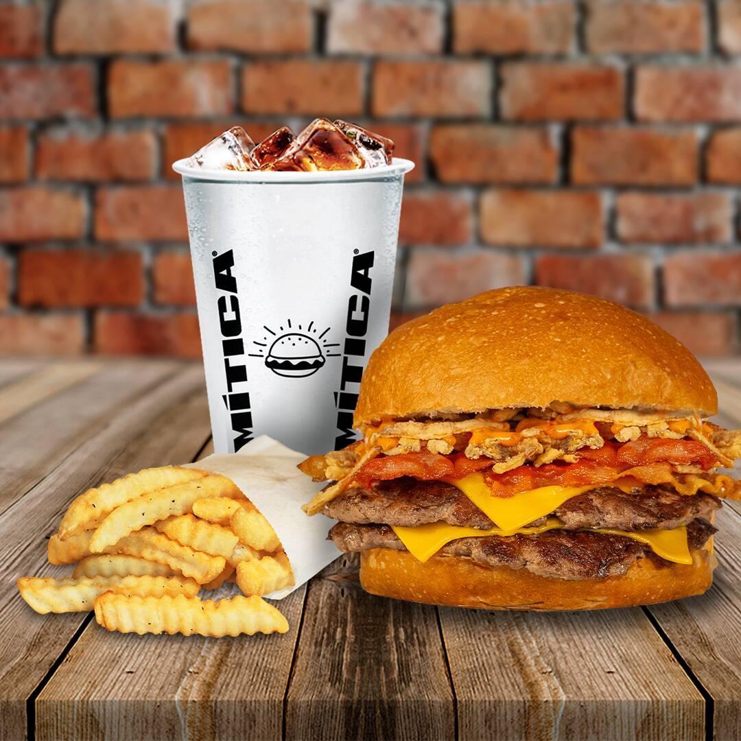 Crispy Onion Doble Combo Mediano