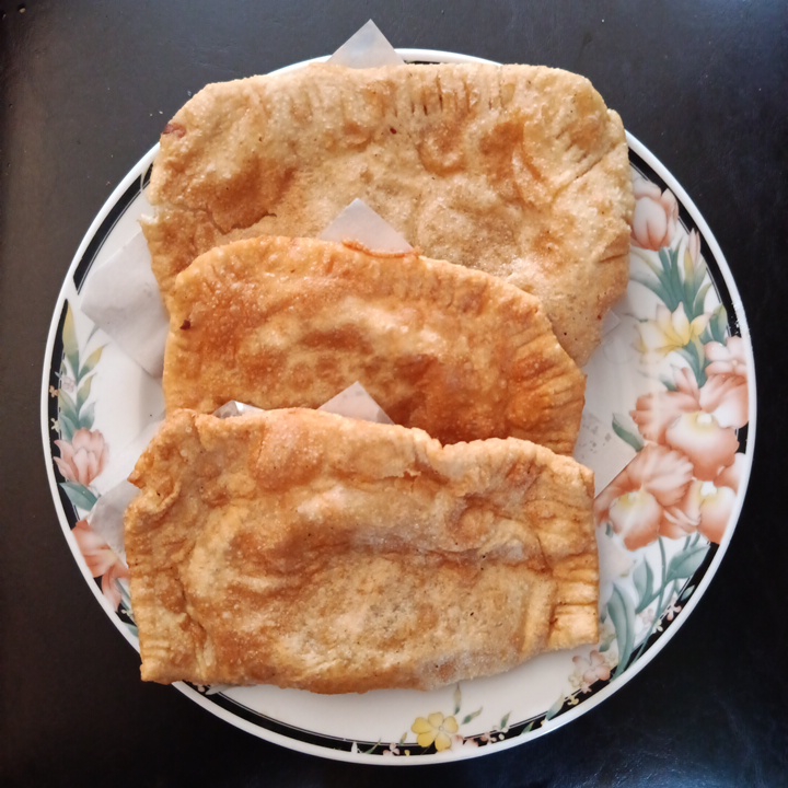 3empanadas de Pollo con Papa
