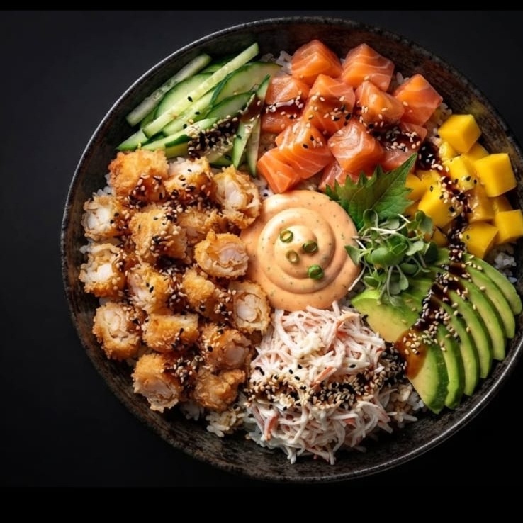 Sushi bowl salmón spicy