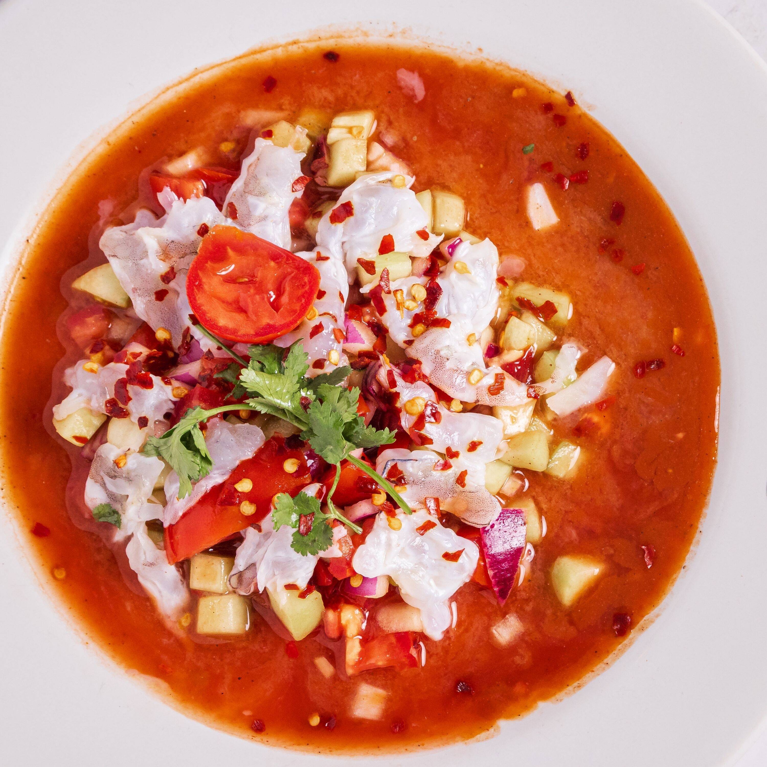 Ceviche de camarón orden