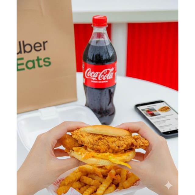 BURGER+COCA COLA 600 ml