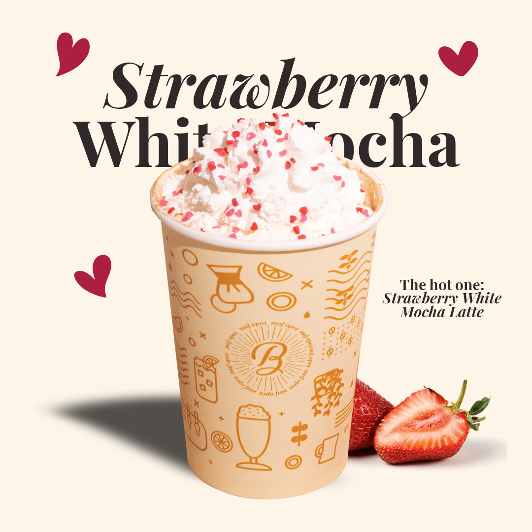 Caliente Strawberry White Mocha