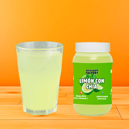 Agua de Limón con Chia