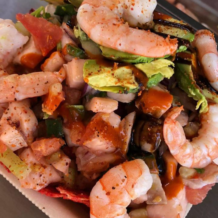 1/2 L Ceviche Camaron