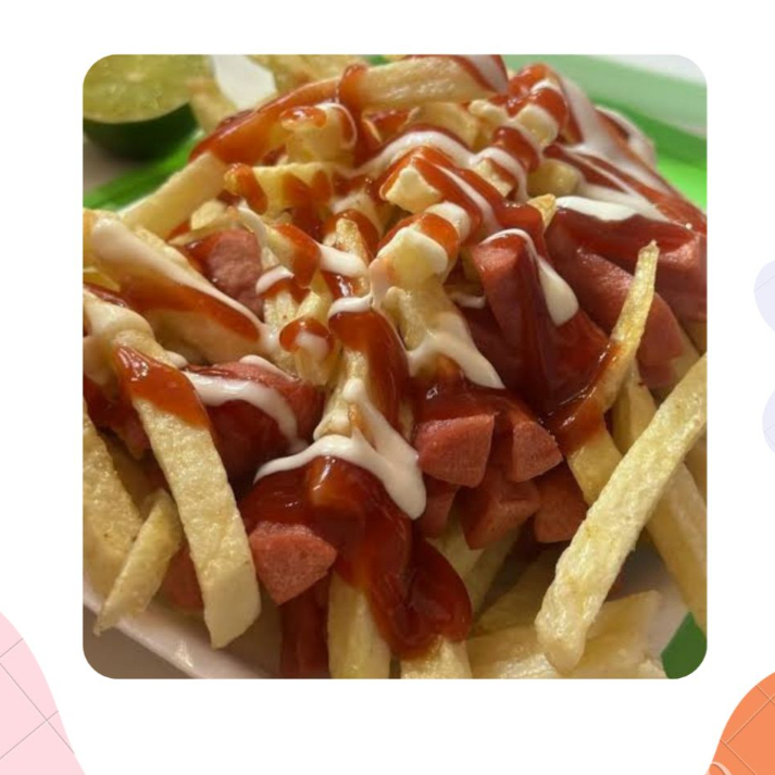 Salchipulpos con papas