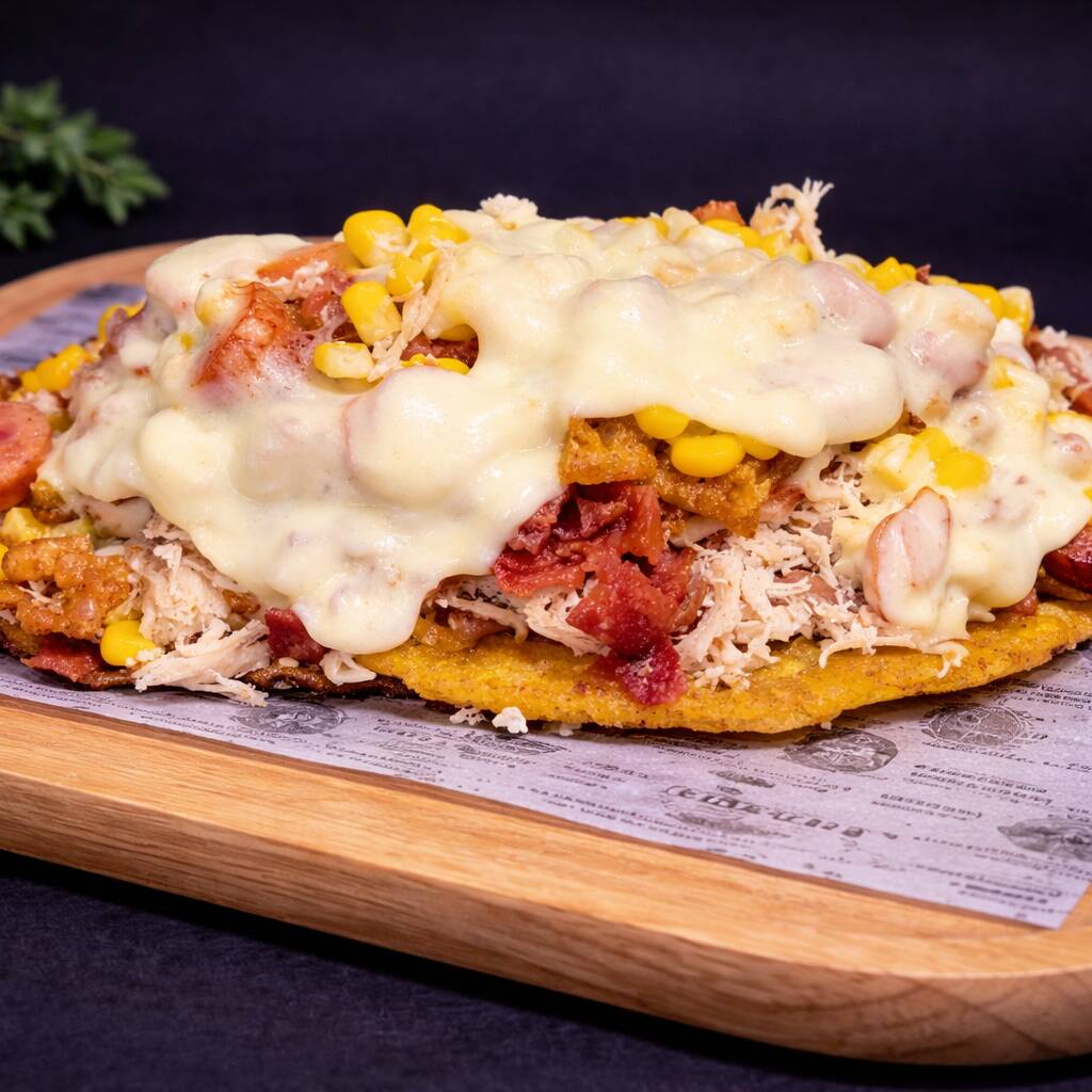 Tostada Con Todo
