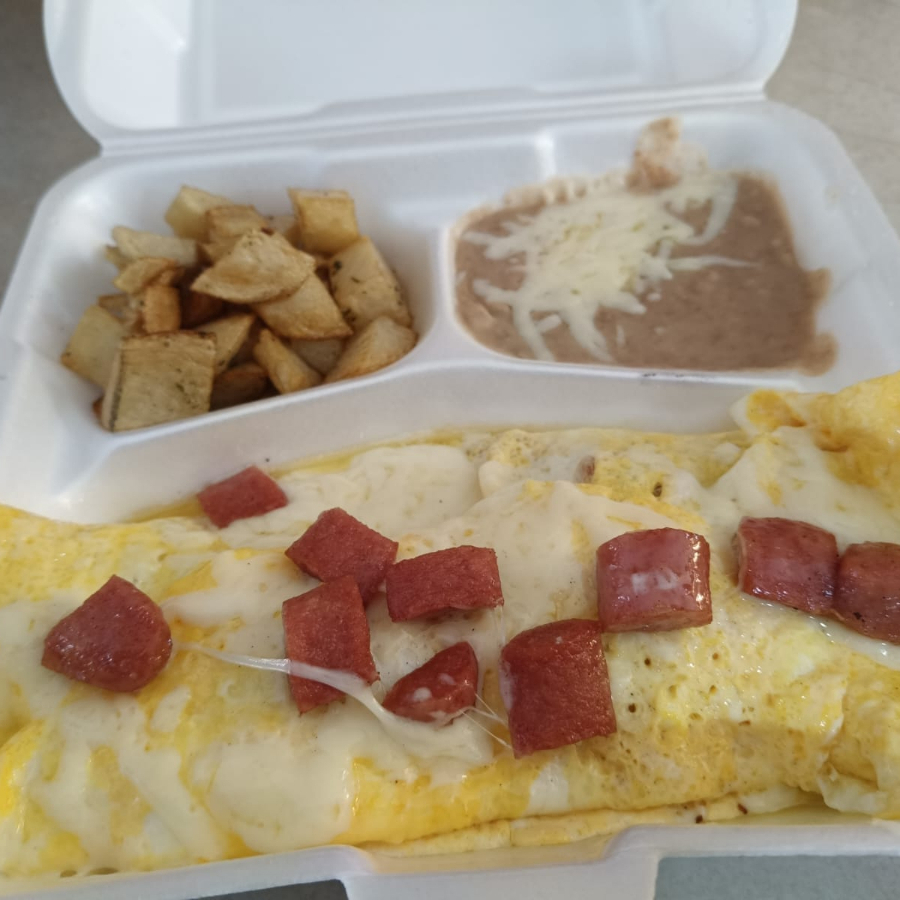 Omelette con Salchicha