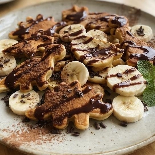 Modo Jurásico (doble porción de waffles)