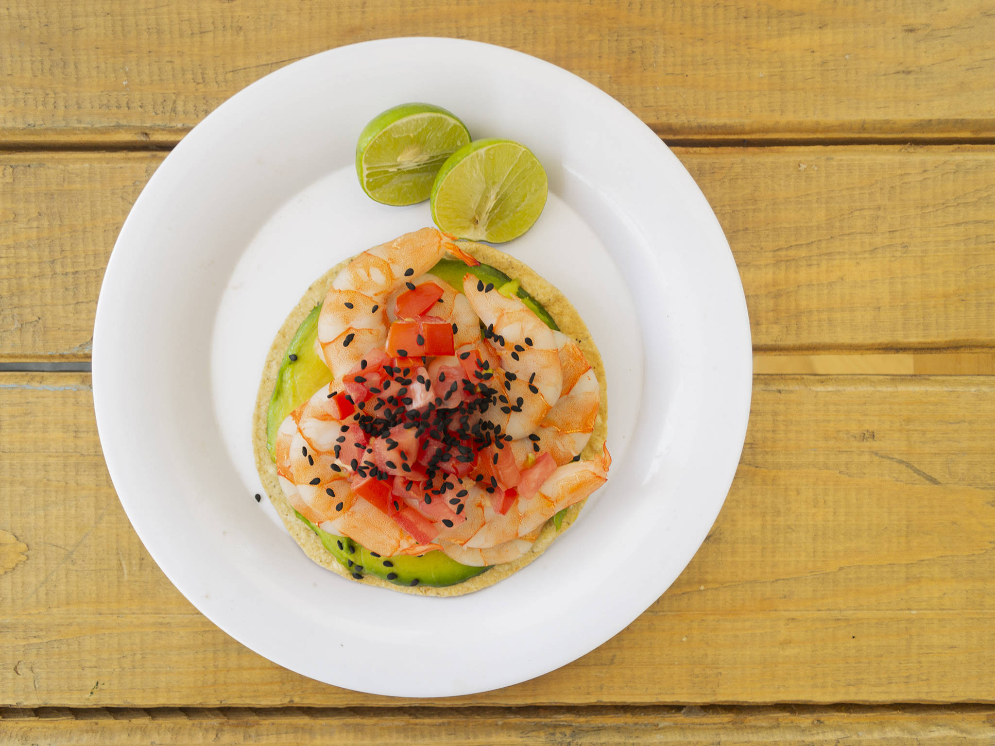 Tostada de Camarón