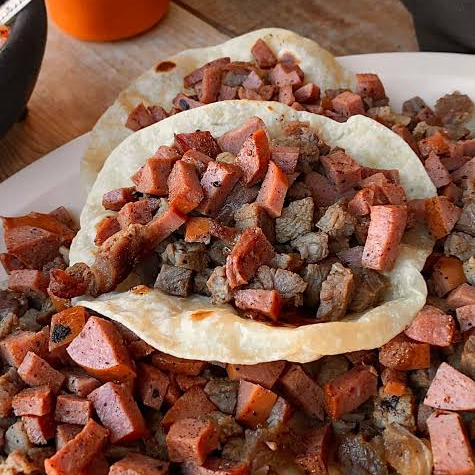 Tacos de Salchicha Alemana