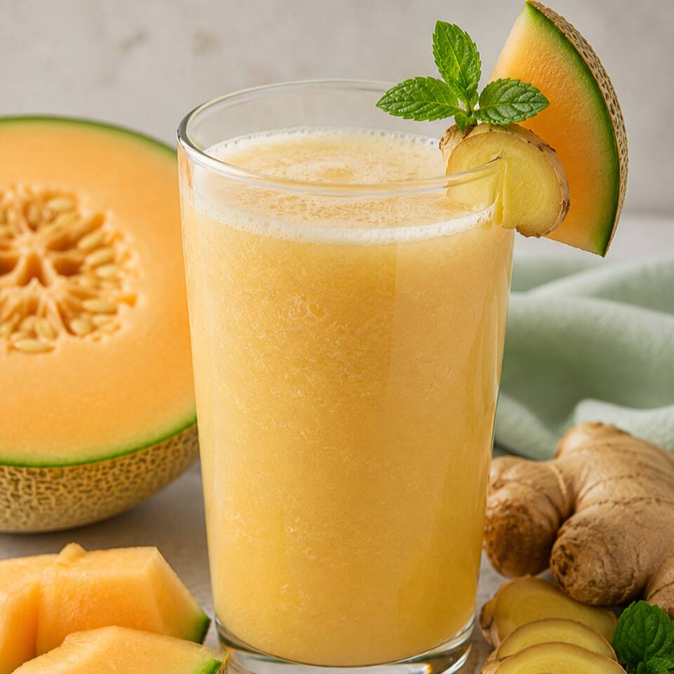 Jugo de Melón con Jengibre
