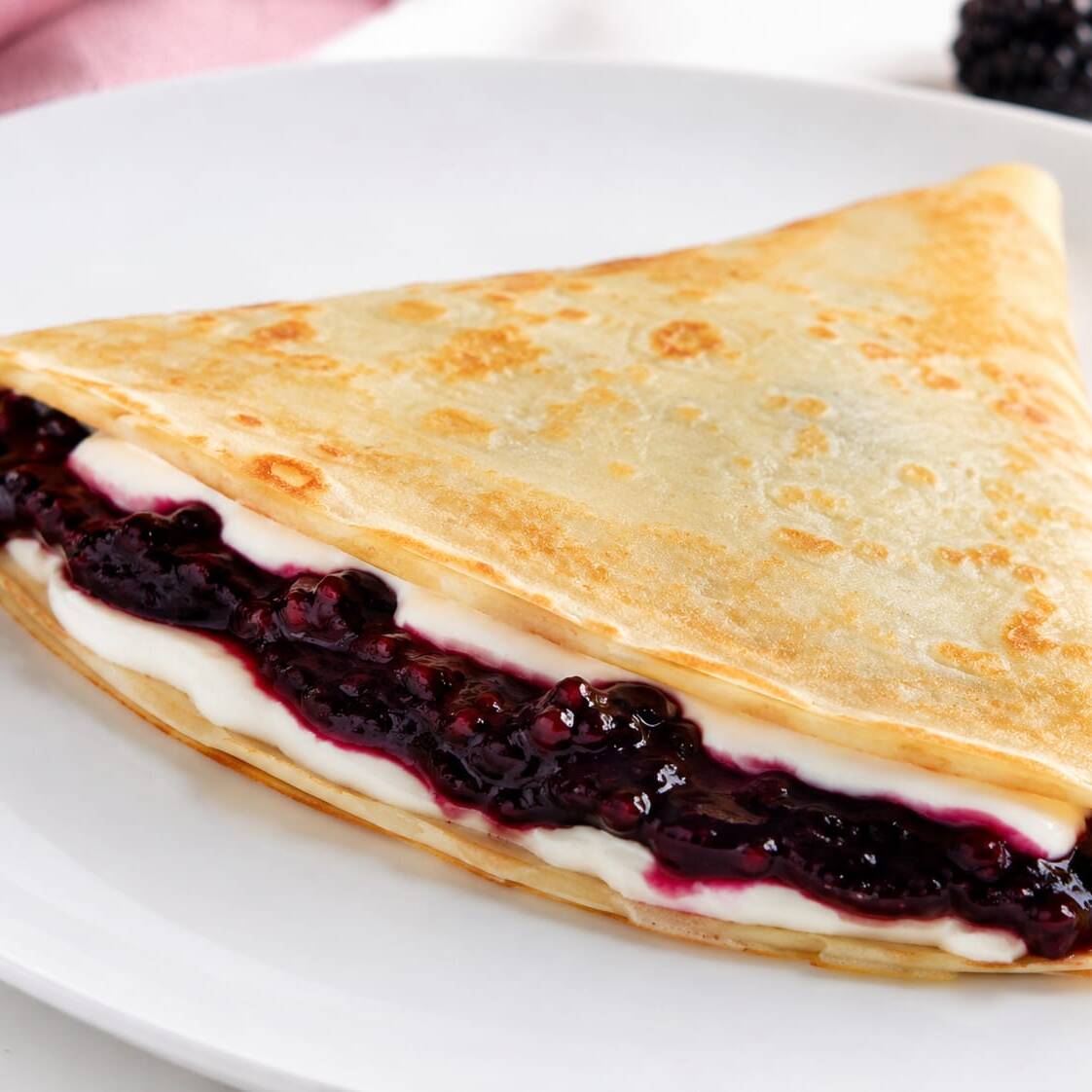 Crepa Mermelada de Zarzamora y Philadelphia