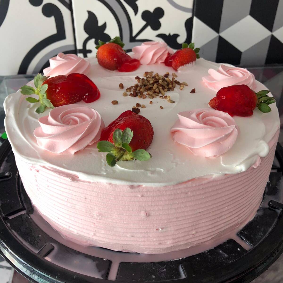 Pastel Tres Leches Yogurt de Fresa